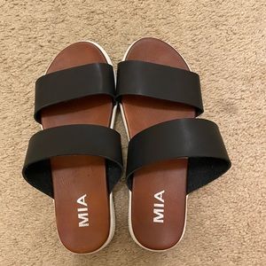 MIA Flatform Two Strap Sandal